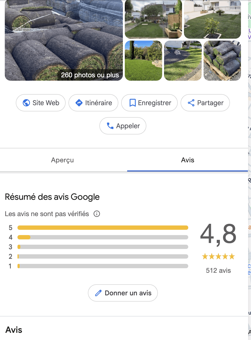 AVIS CLIENT IDGREEN GAZON TOULOUSE